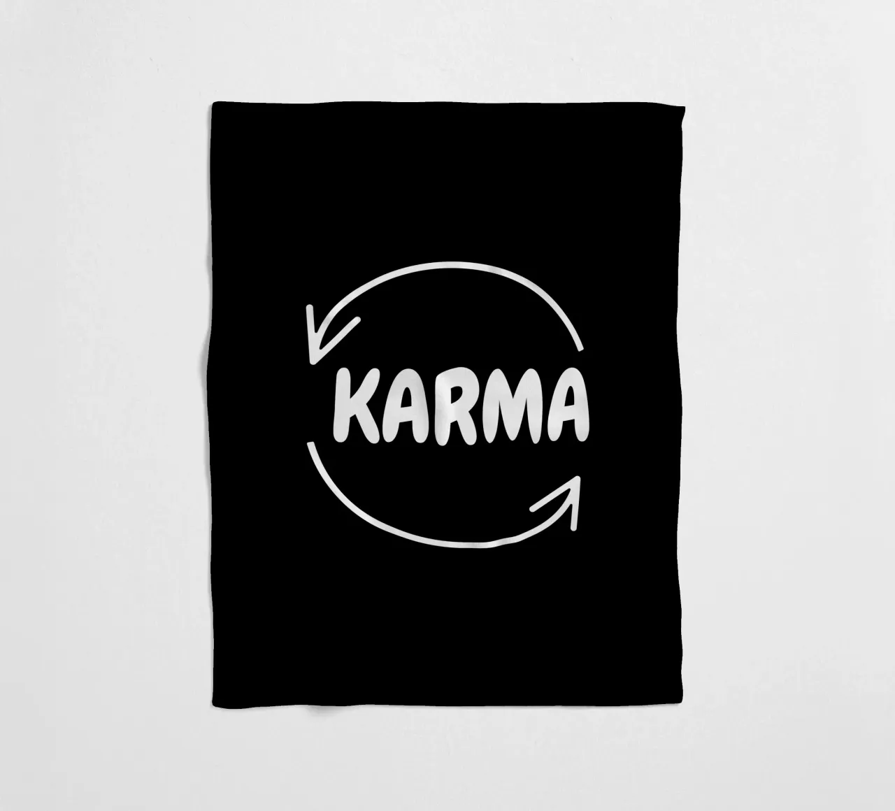 Karma coperta in pile da happieeagle