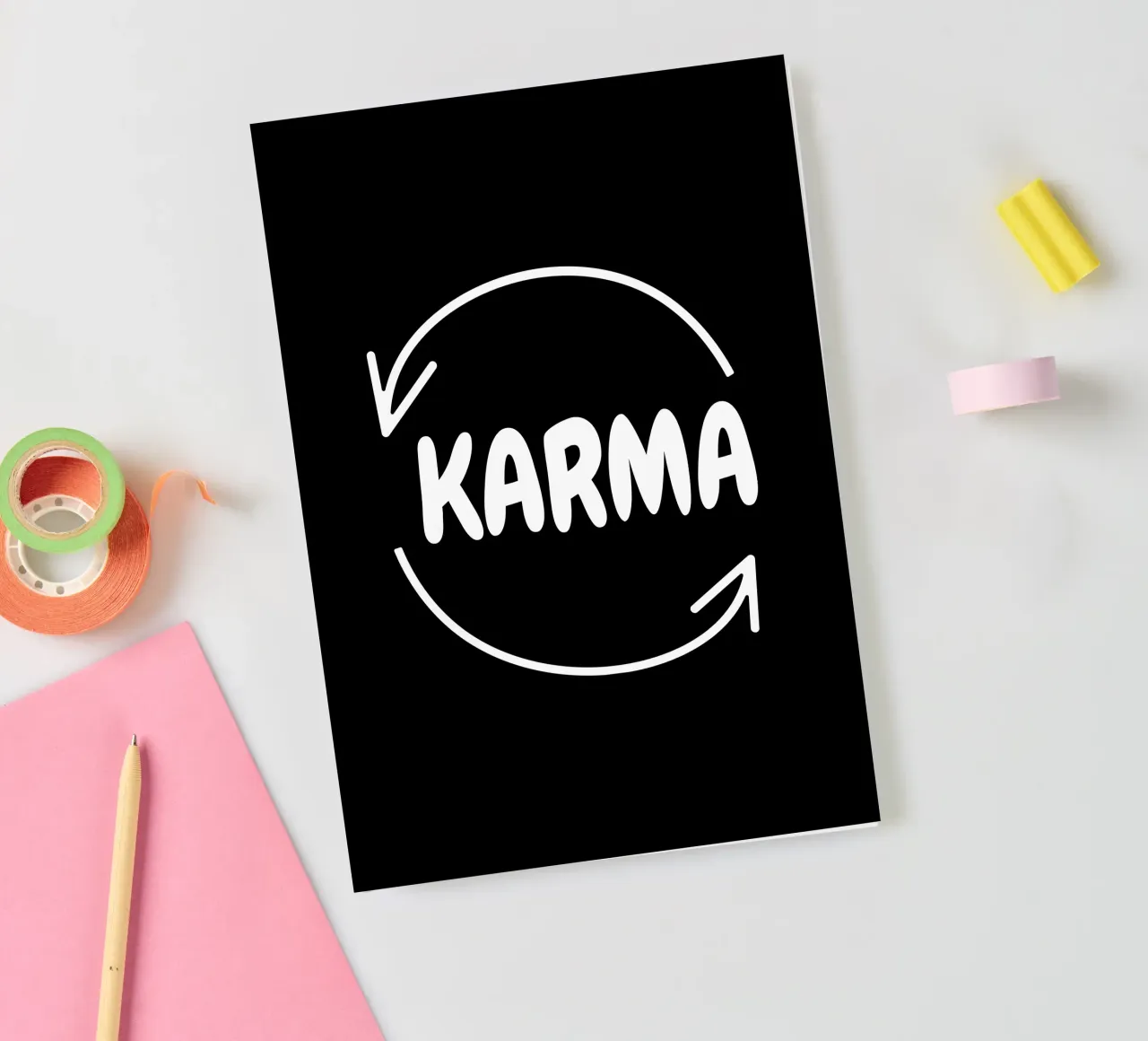 Karma notebook by happieeagle