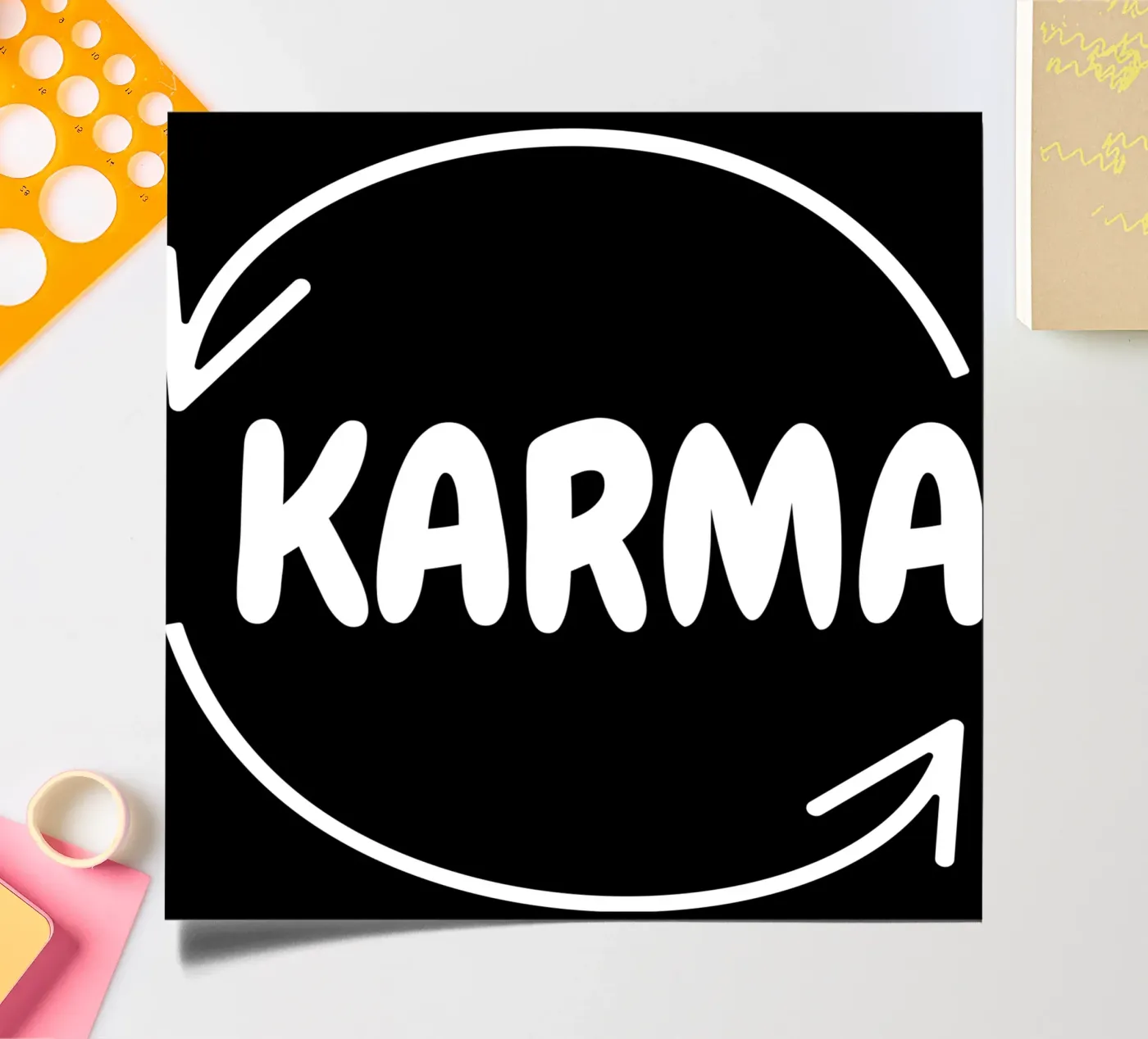 Karma sticker sheet by happieeagle