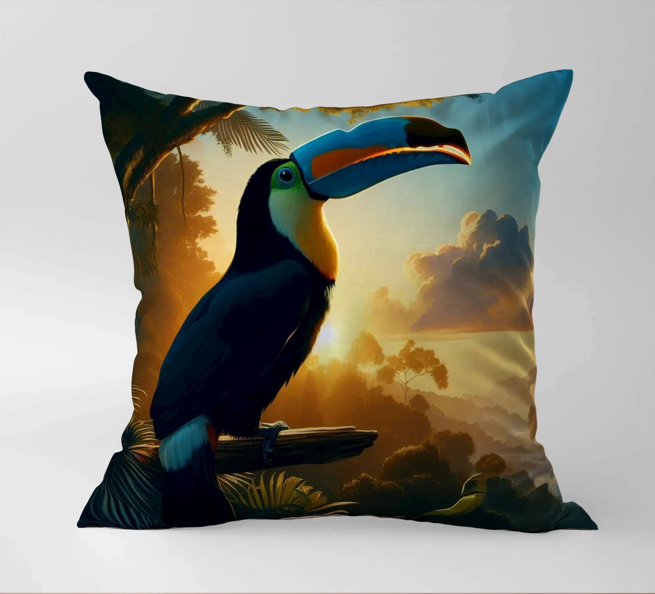 TOUCAN cuscino da RUBIANT ART