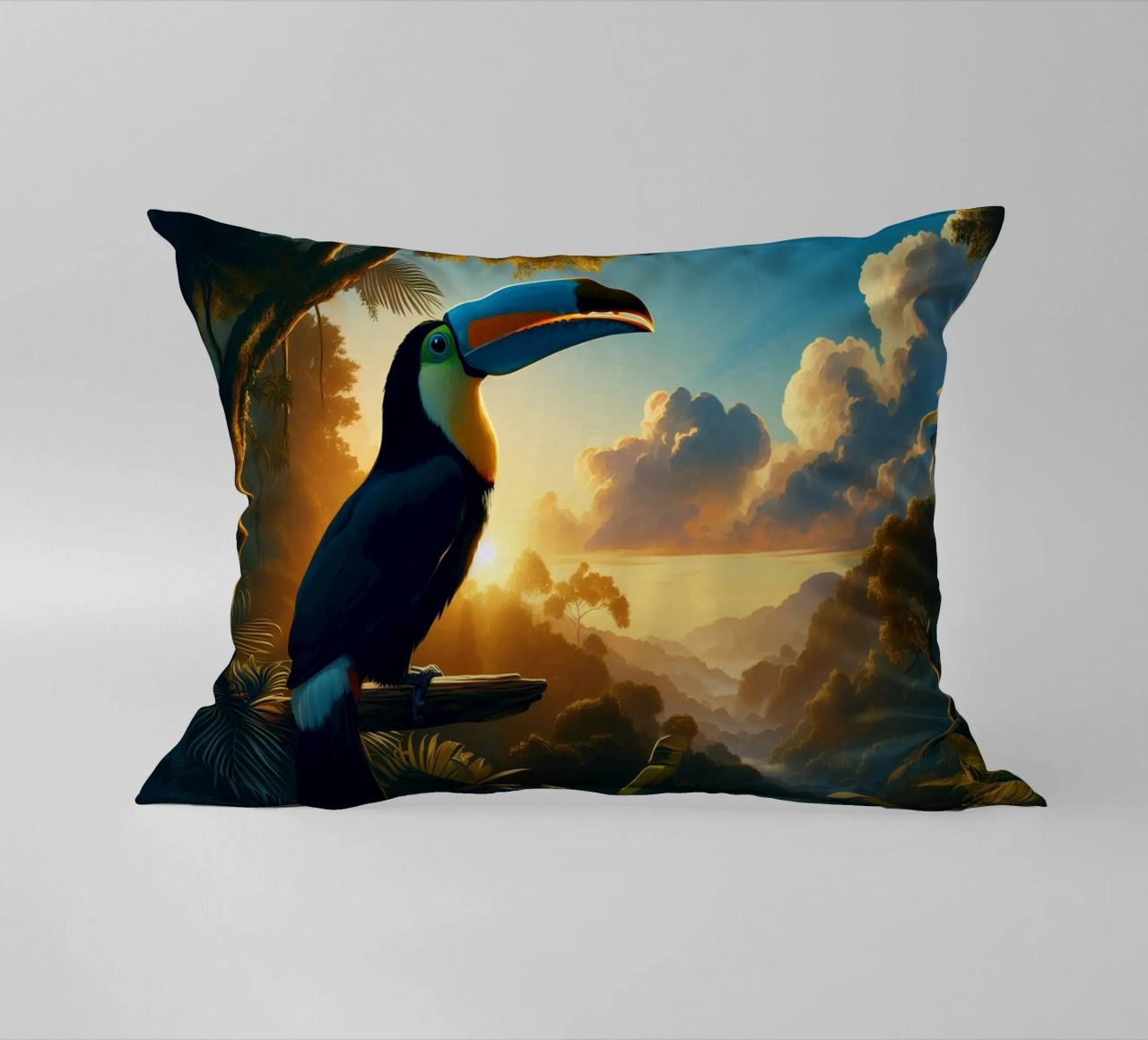 TOUCAN cuscino da RUBIANT ART