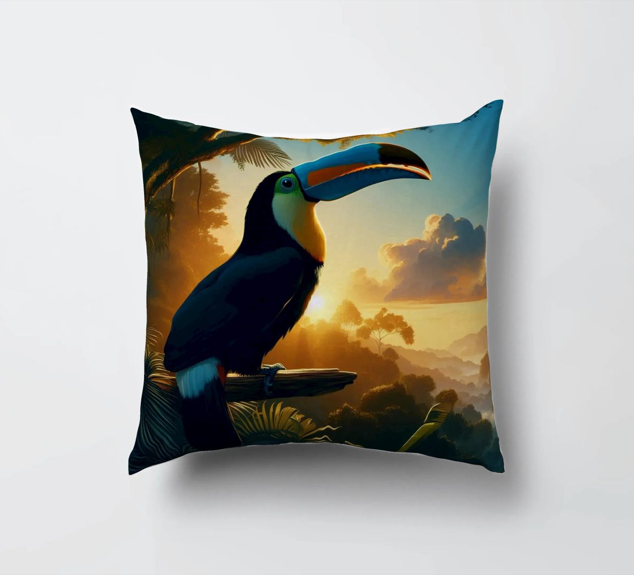 TOUCAN cuscino da RUBIANT ART