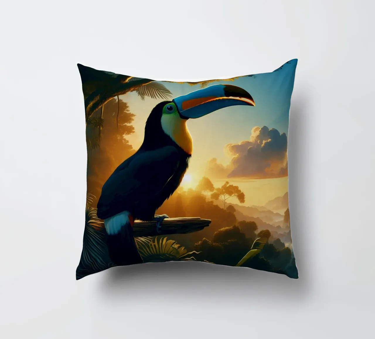 TOUCAN cojín de RUBIANT ART