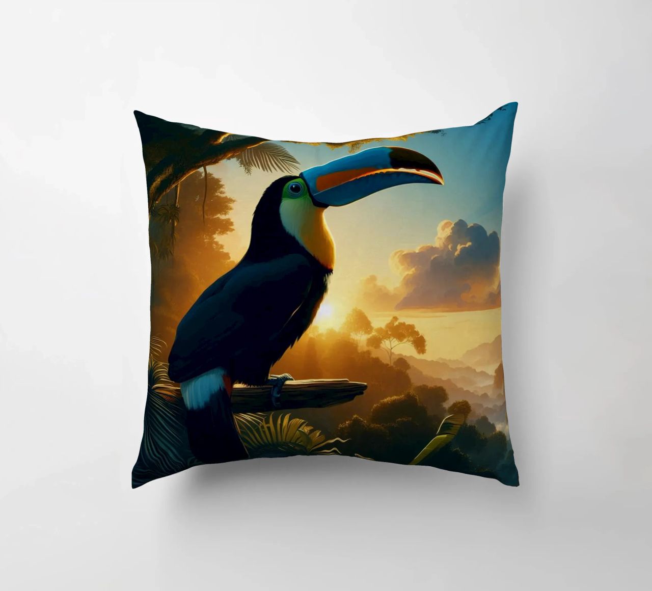 TOUCAN cuscino da RUBIANT ART