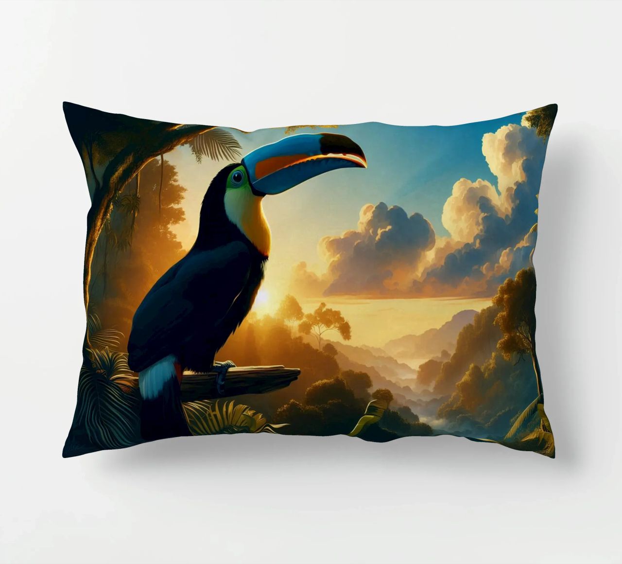 TOUCAN cuscino da RUBIANT ART
