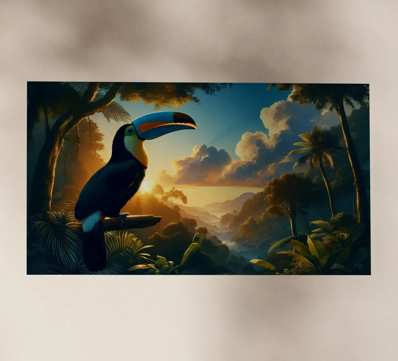 TOUCAN pellicola backlit da RUBIANT ART