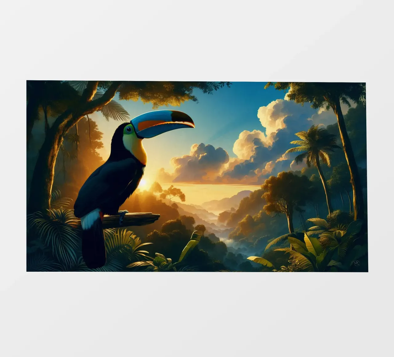 TOUCAN pellicola backlit da RUBIANT ART