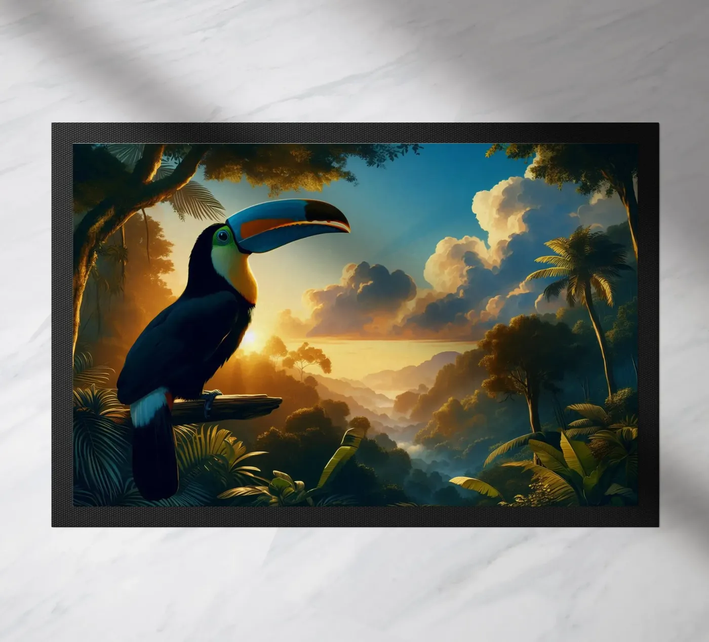 TOUCAN Fußmatte von RUBIANT ART