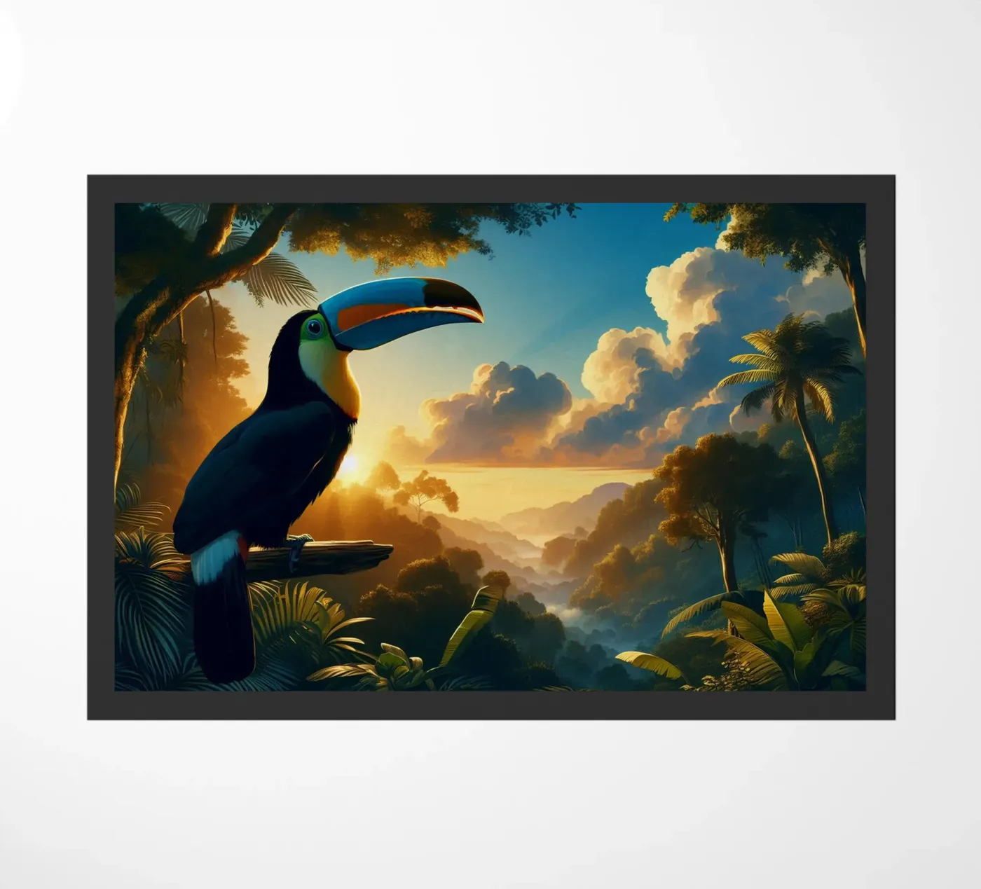TOUCAN Fußmatte von RUBIANT ART