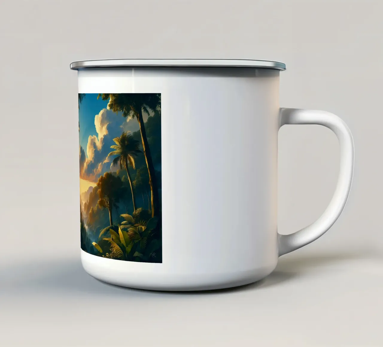 TOUCAN Emaille Tasse von RUBIANT ART