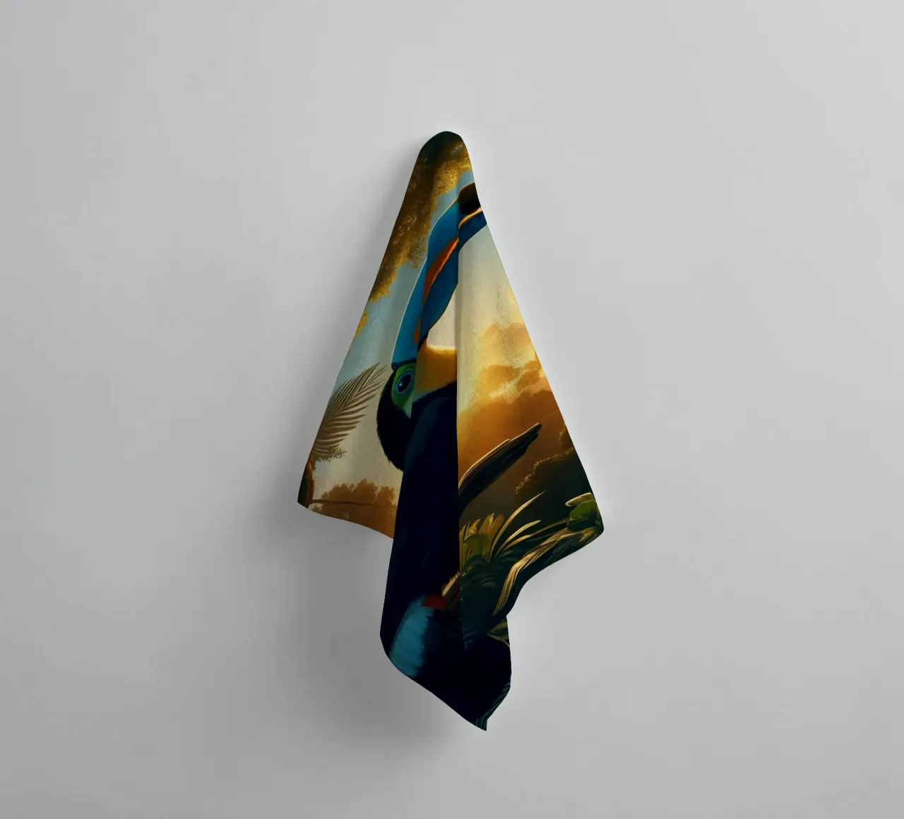 TOUCAN towel by RUBIANT ART