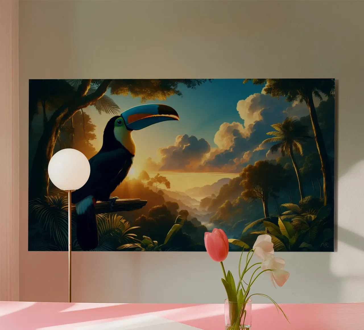 TOUCAN alluminio dibond da RUBIANT ART
