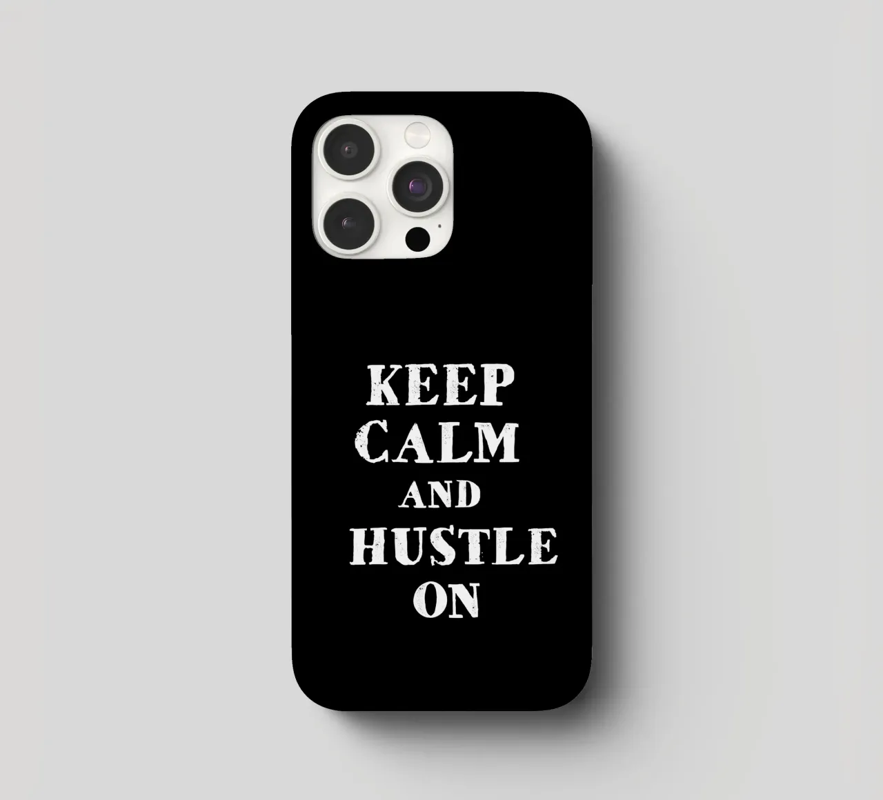 Keep calm and hustle on cover iphone da happieeagle
