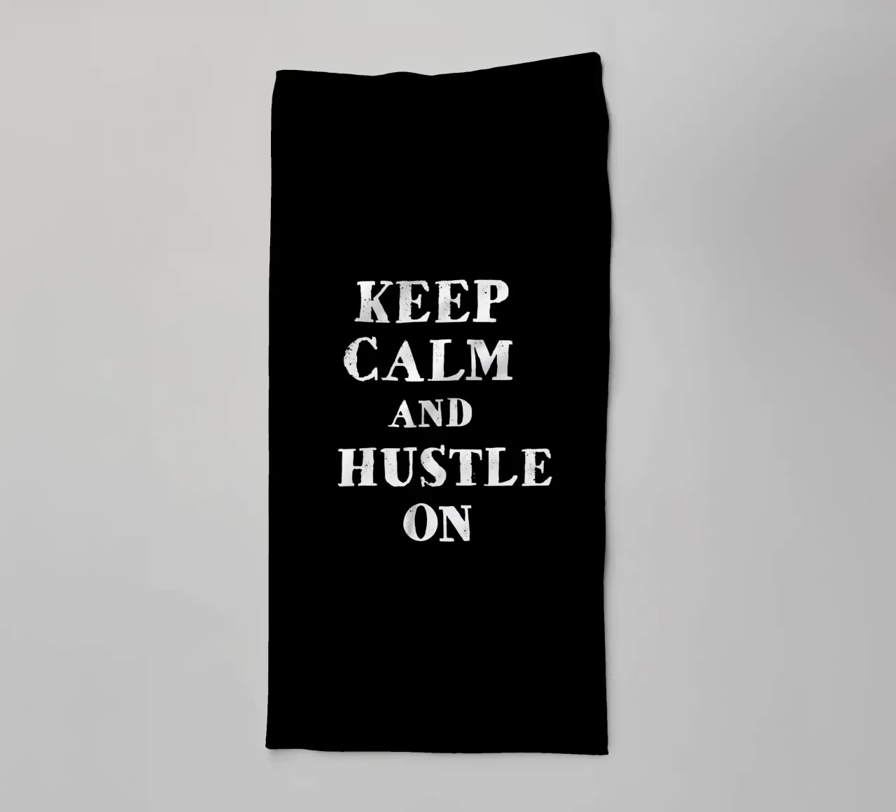 Keep calm and hustle on asciugamano da bagno da happieeagle