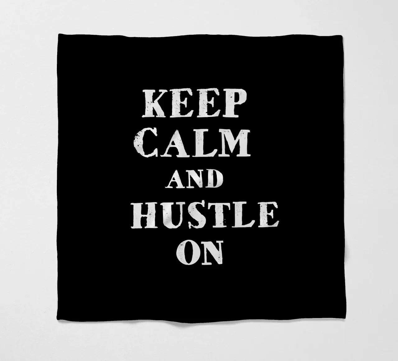 Keep calm and hustle on coperta in pile da happieeagle