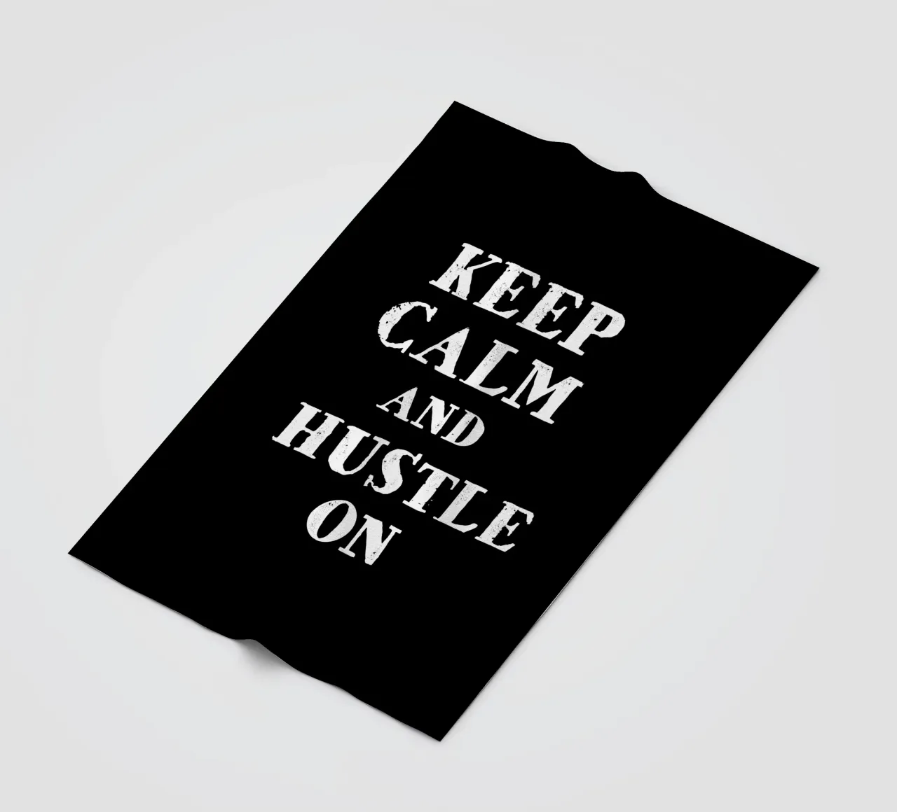 Keep calm and hustle on coperta in pile da happieeagle
