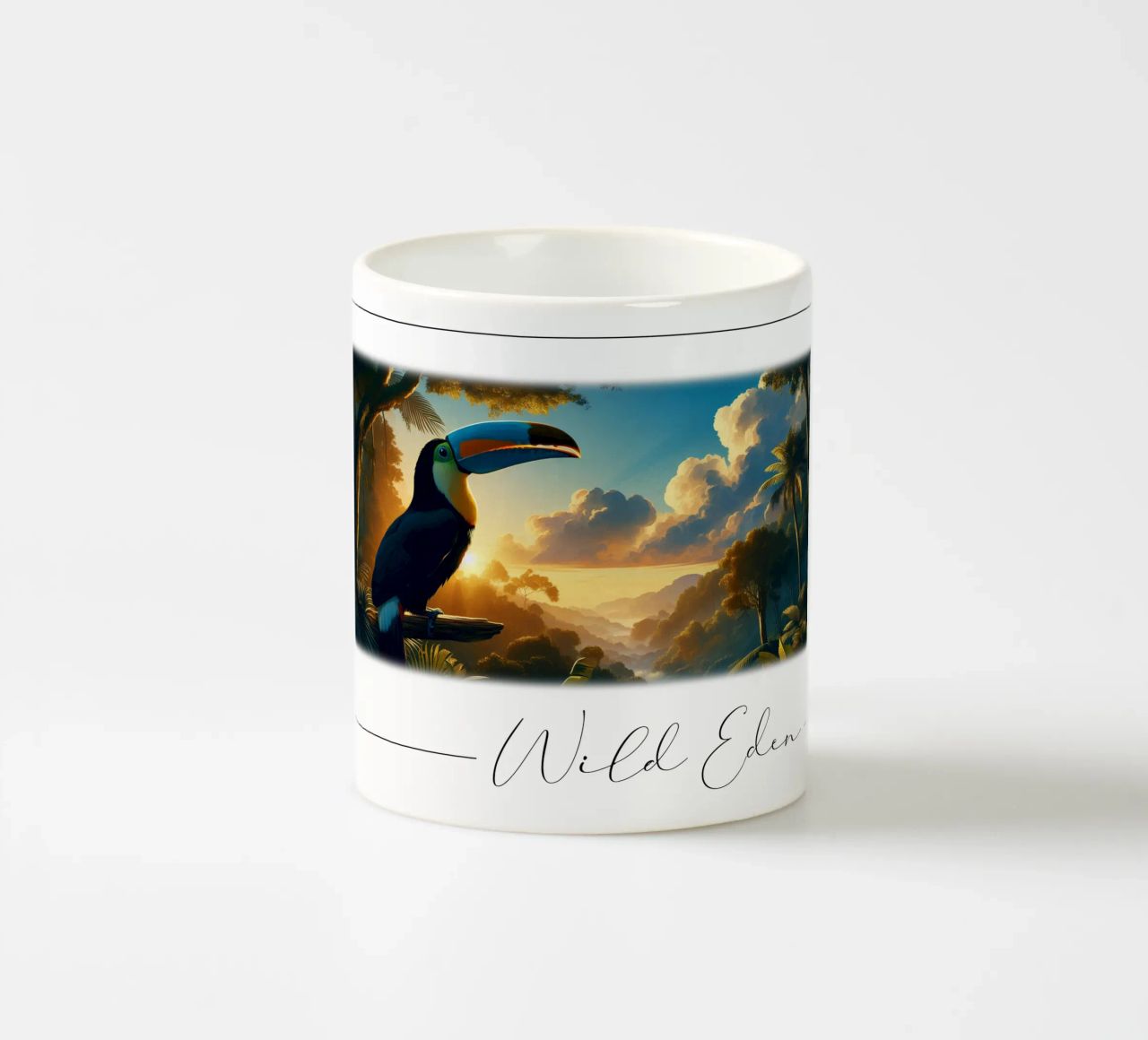 TOUCAN tazza in ceramica da RUBIANT ART