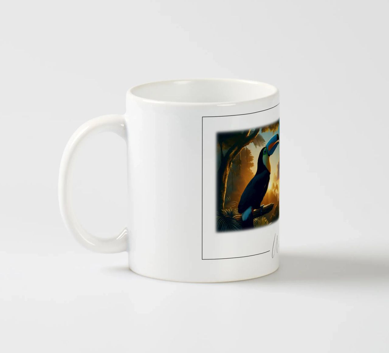 TOUCAN tazza in ceramica da RUBIANT ART