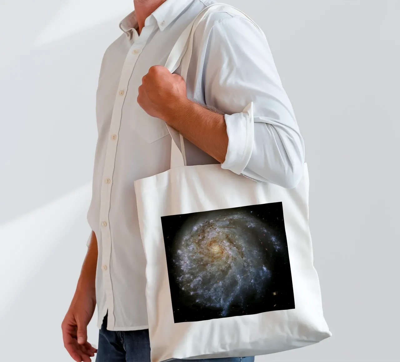 hubble telescope high definition image tote bag by 🎁 ARTVI-SHOP