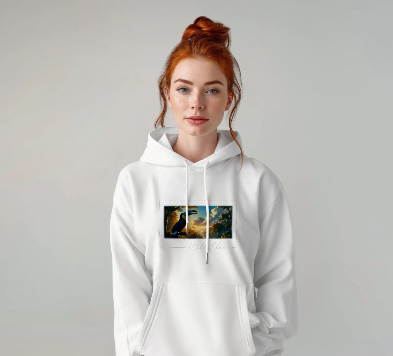 TOUCAN felpa con cappuccio da RUBIANT ART