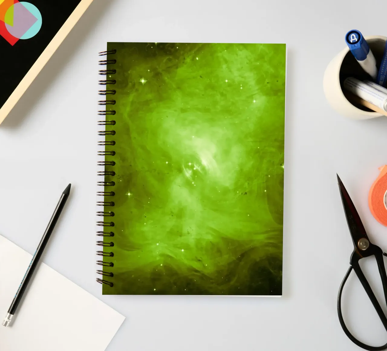 hubble telescope high definition image spiral notebook by 🎁 ARTVI-SHOP