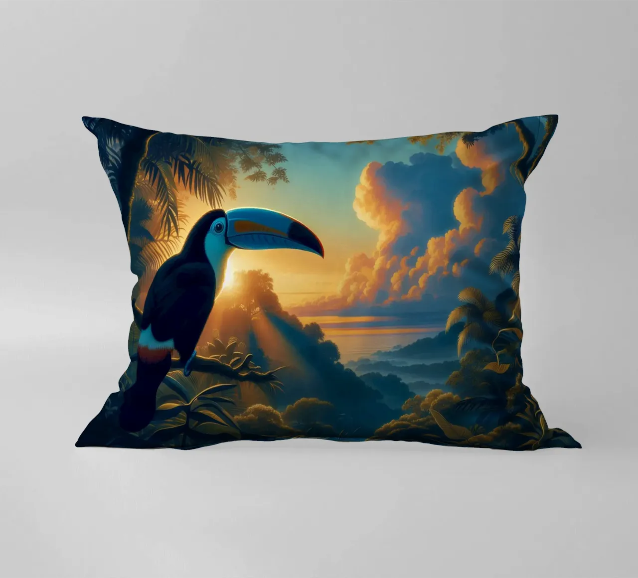 TOUCAN cuscino da RUBIANT ART
