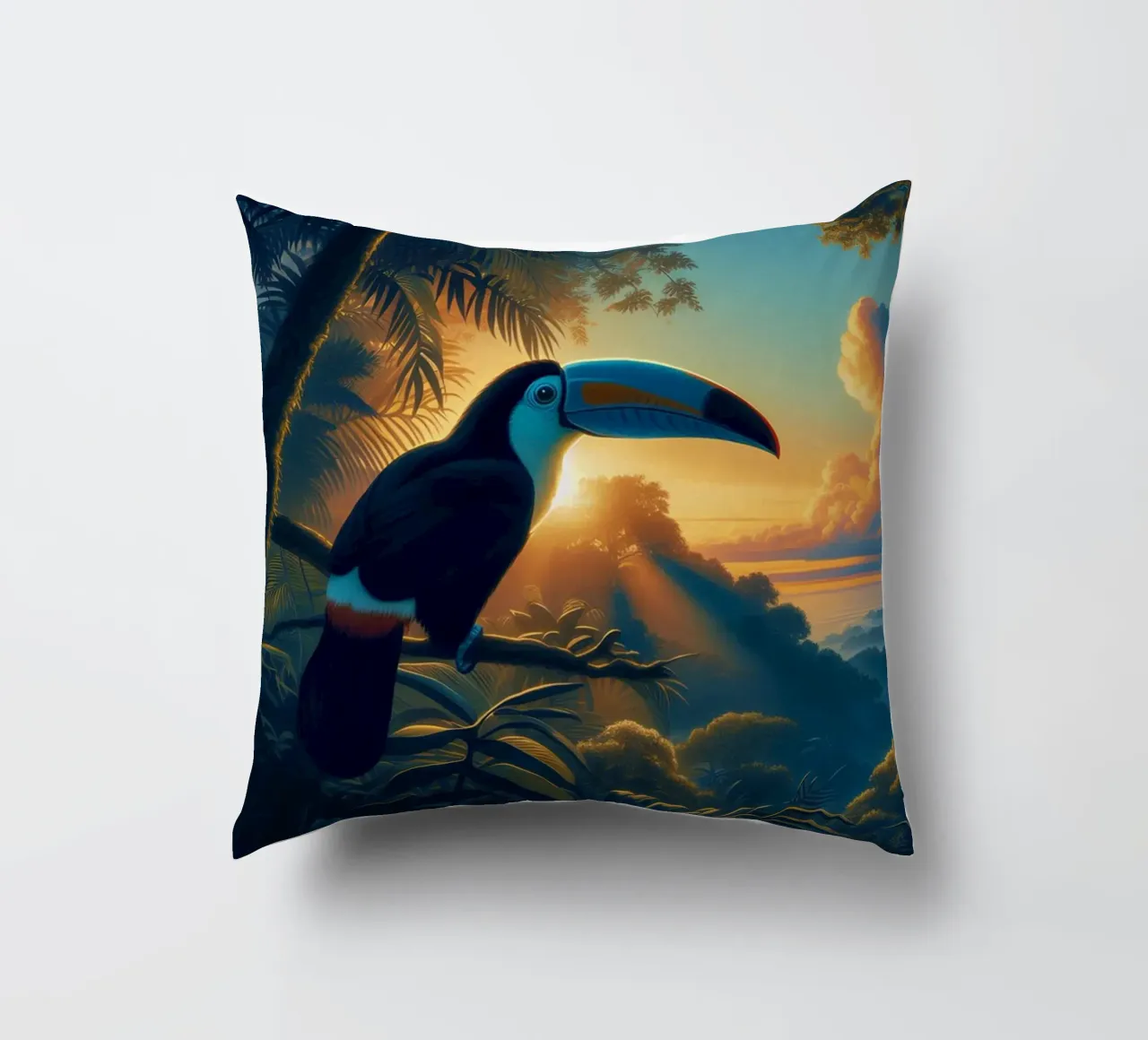 TOUCAN cuscino da RUBIANT ART
