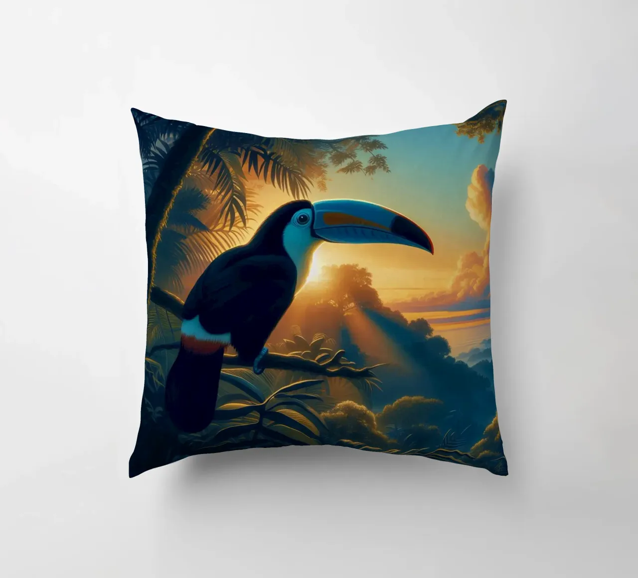 TOUCAN cuscino da RUBIANT ART