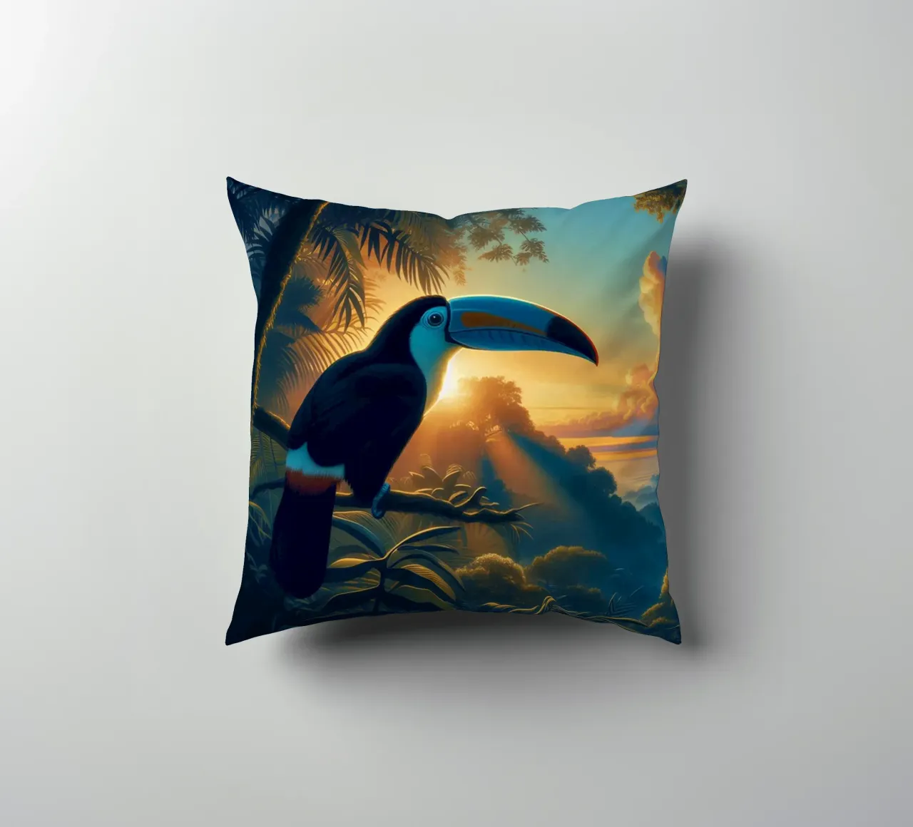 TOUCAN cuscino da RUBIANT ART