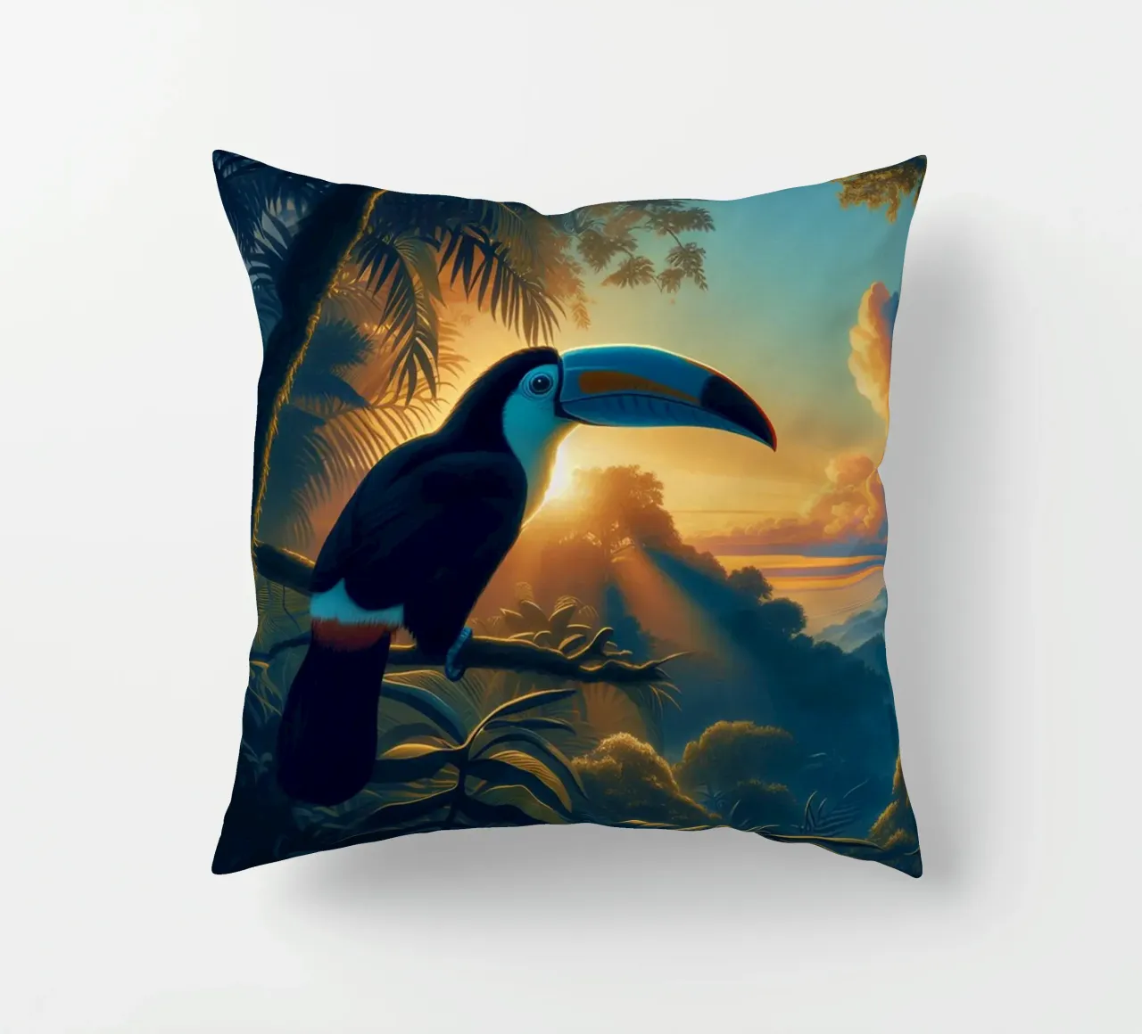 TOUCAN cuscino da RUBIANT ART