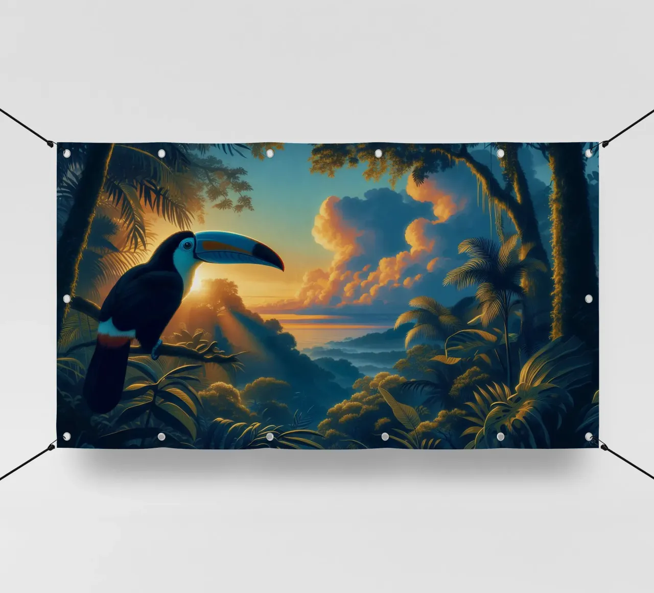 TOUCAN telo in pvc da RUBIANT ART