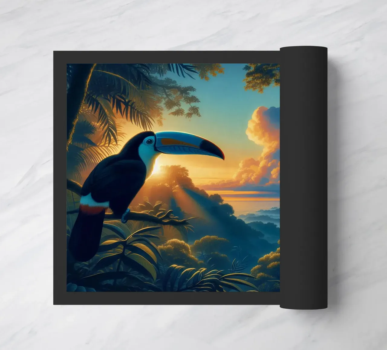 TOUCAN doormat by RUBIANT ART