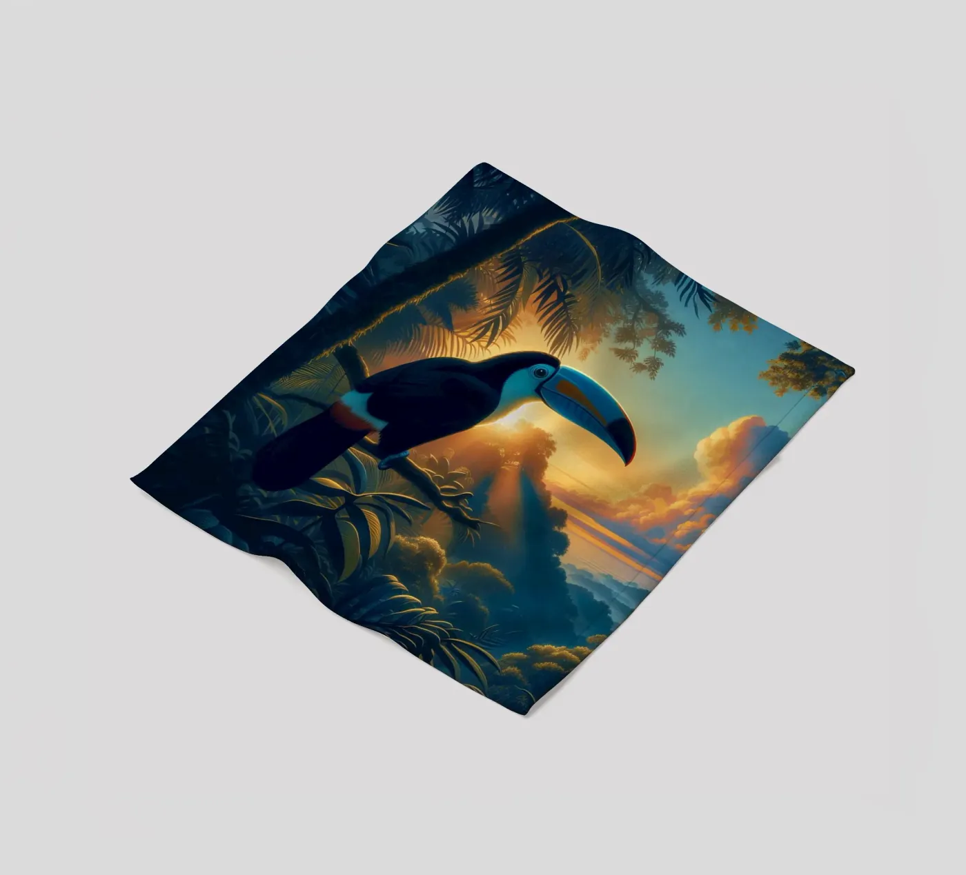 TOUCAN fleecedeken van RUBIANT ART