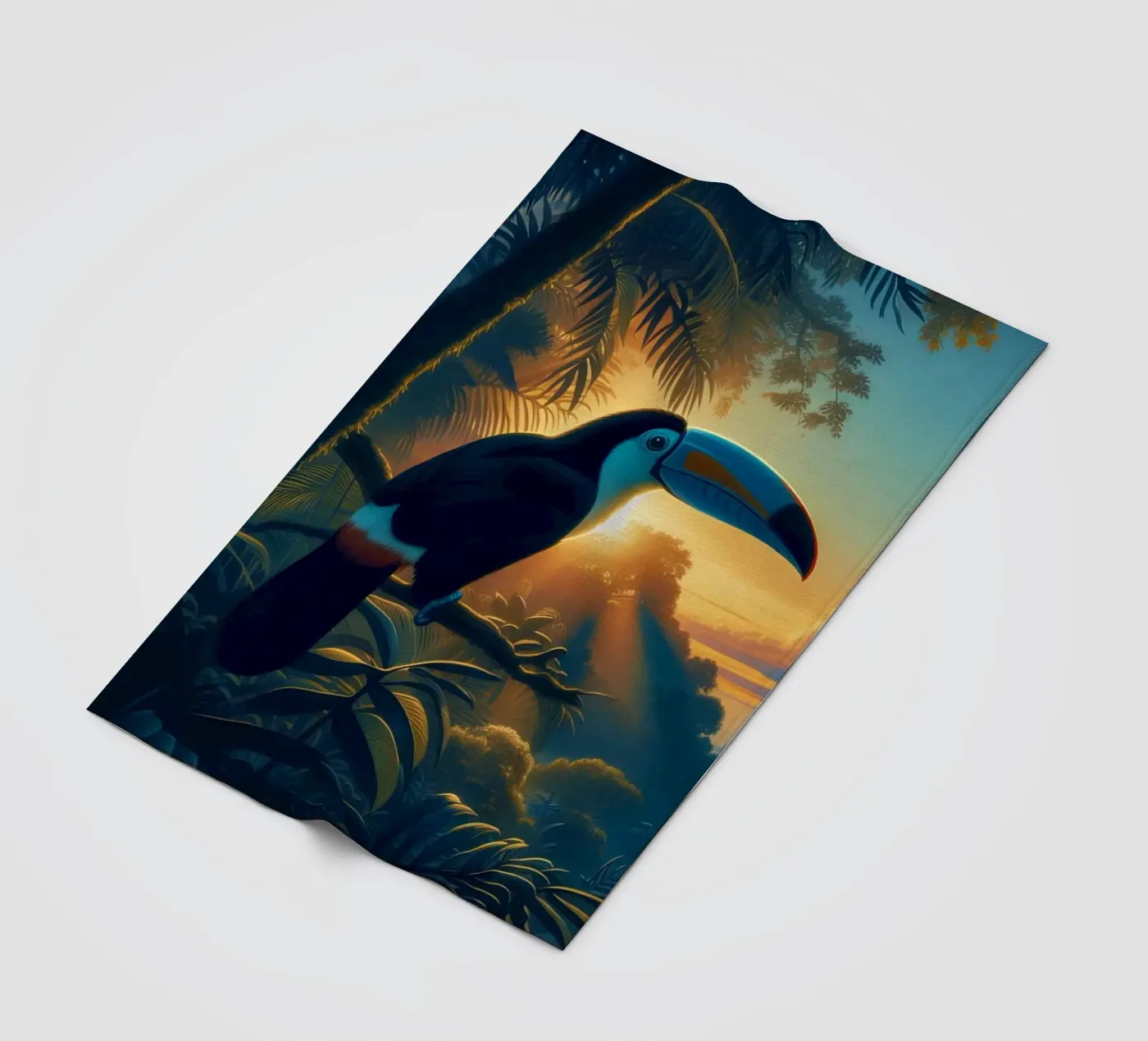 TOUCAN fleecedeken van RUBIANT ART