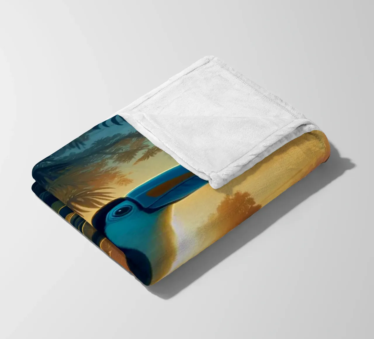 TOUCAN coperta in pile da RUBIANT ART
