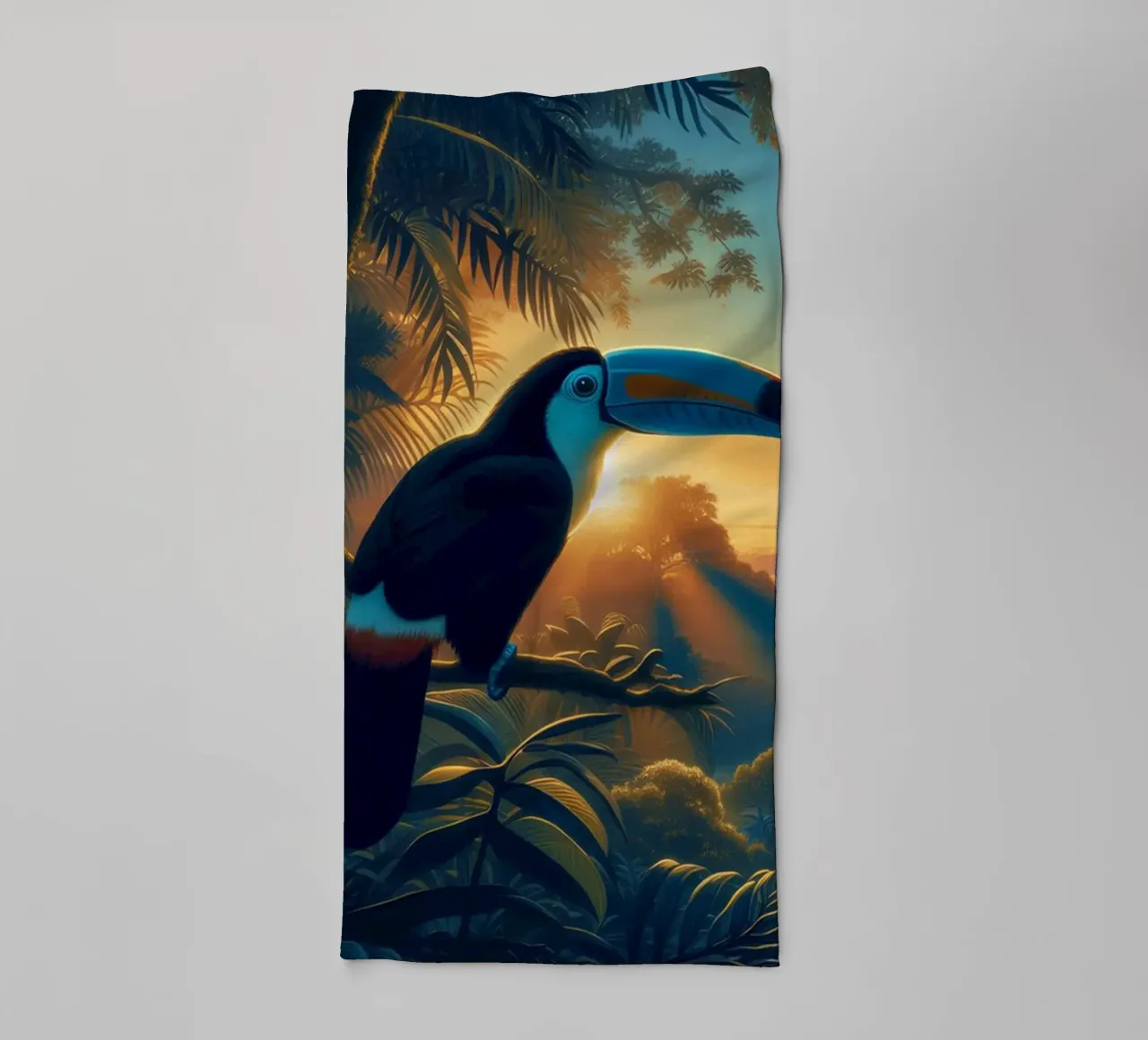 TOUCAN asciugamano da bagno da RUBIANT ART