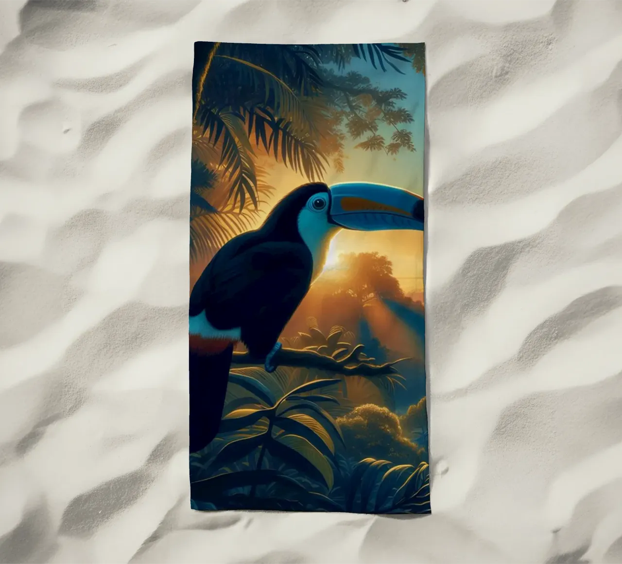 TOUCAN telo mare da RUBIANT ART