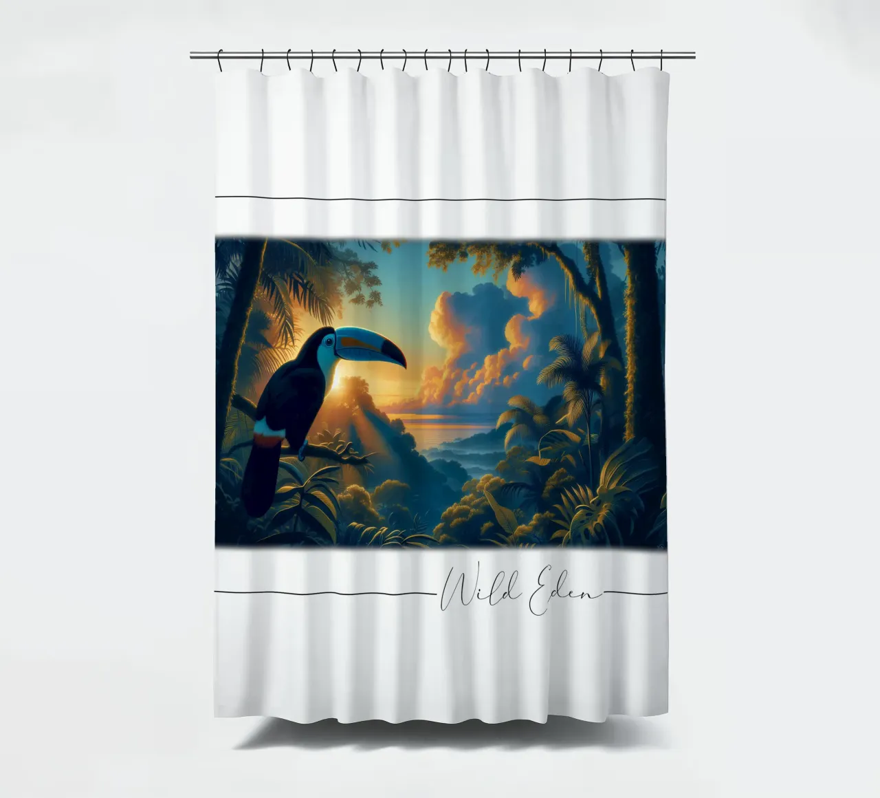 TOUCAN tenda da doccia da RUBIANT ART
