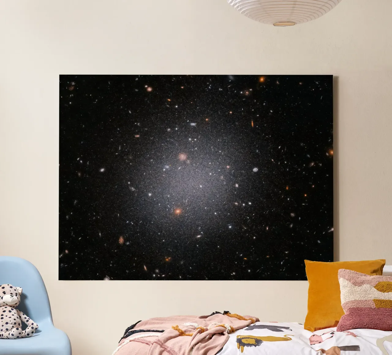 hubble telescope high definition image canvas with Floater frame by 🎁 ARTVI-SHOP