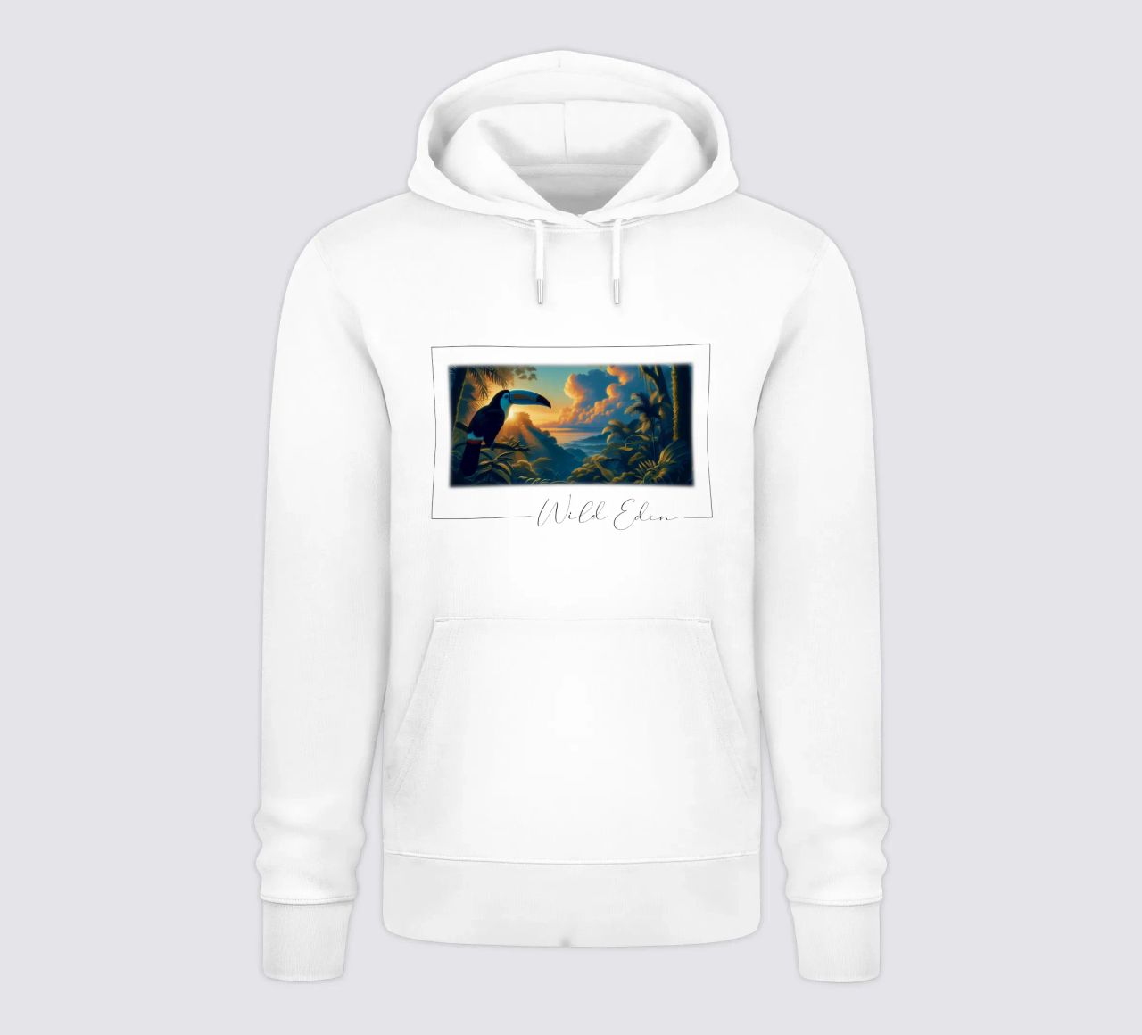 TOUCAN felpa con cappuccio da RUBIANT ART