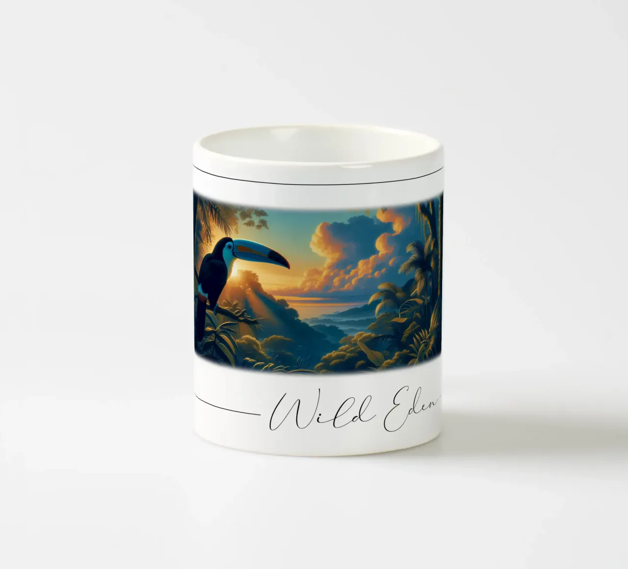 TOUCAN keramische mok van RUBIANT ART
