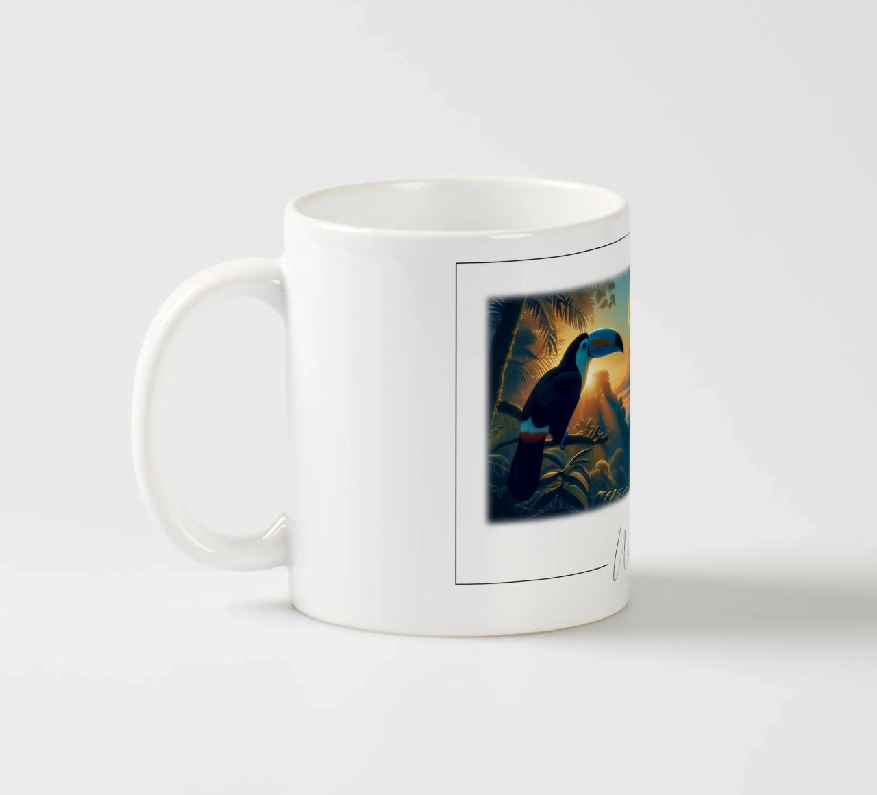 TOUCAN tazza in ceramica da RUBIANT ART