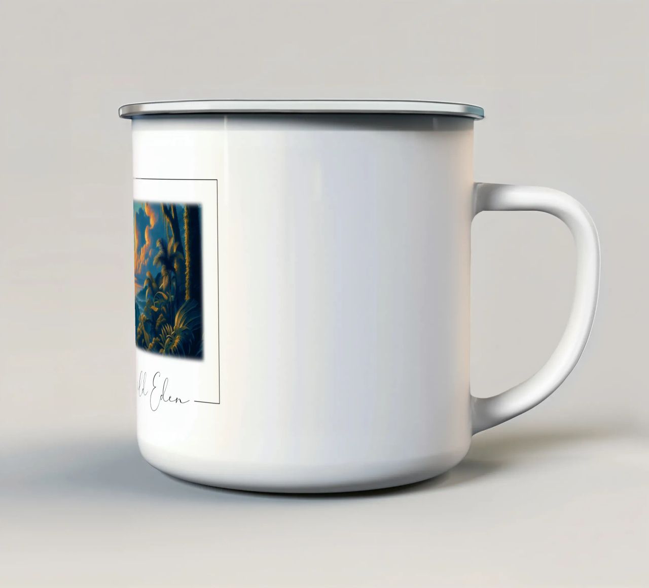 TOUCAN tazza in smalto da RUBIANT ART