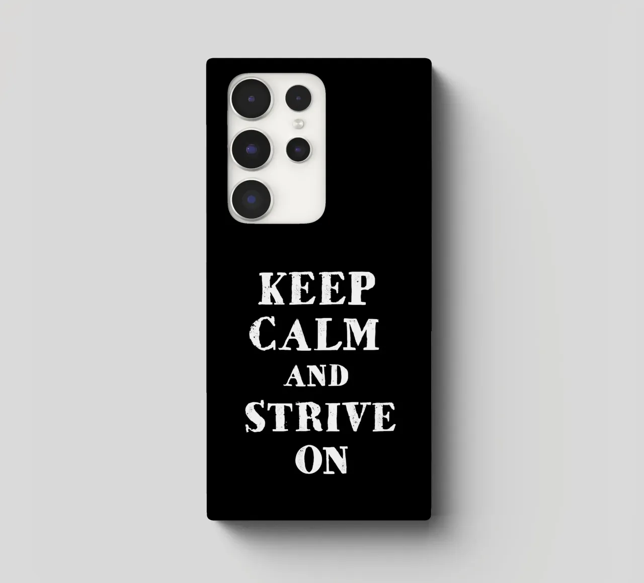 Keep calm and strive on cover samsung da happieeagle