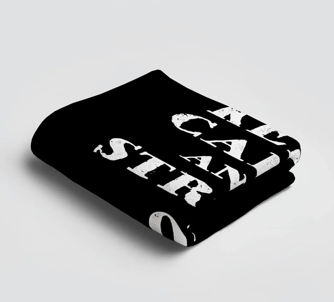 Keep calm and strive on asciugamano da bagno da happieeagle