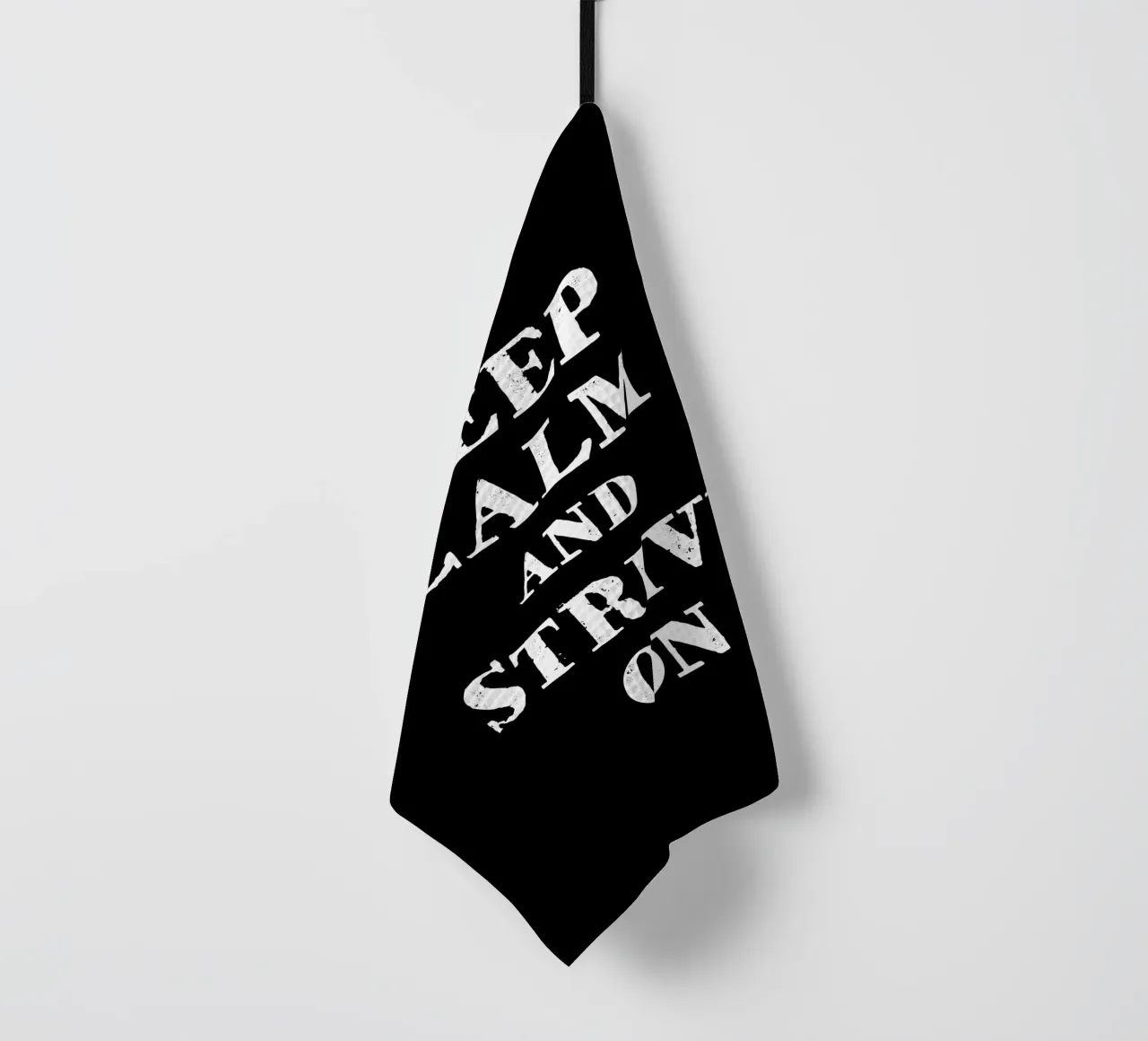 Keep calm and strive on canovaccio da cucina da happieeagle