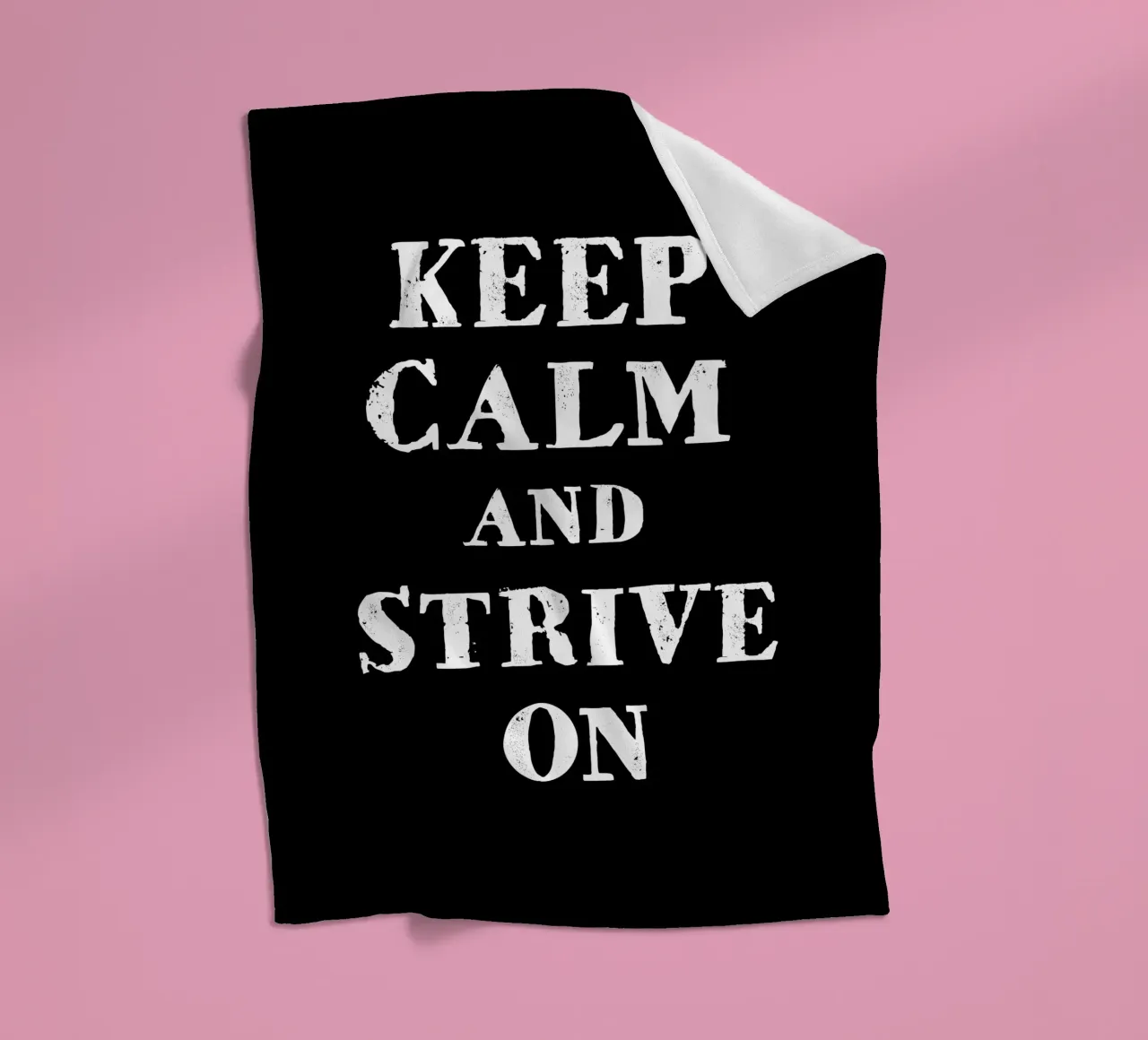 Keep calm and strive on coperta in pile da happieeagle