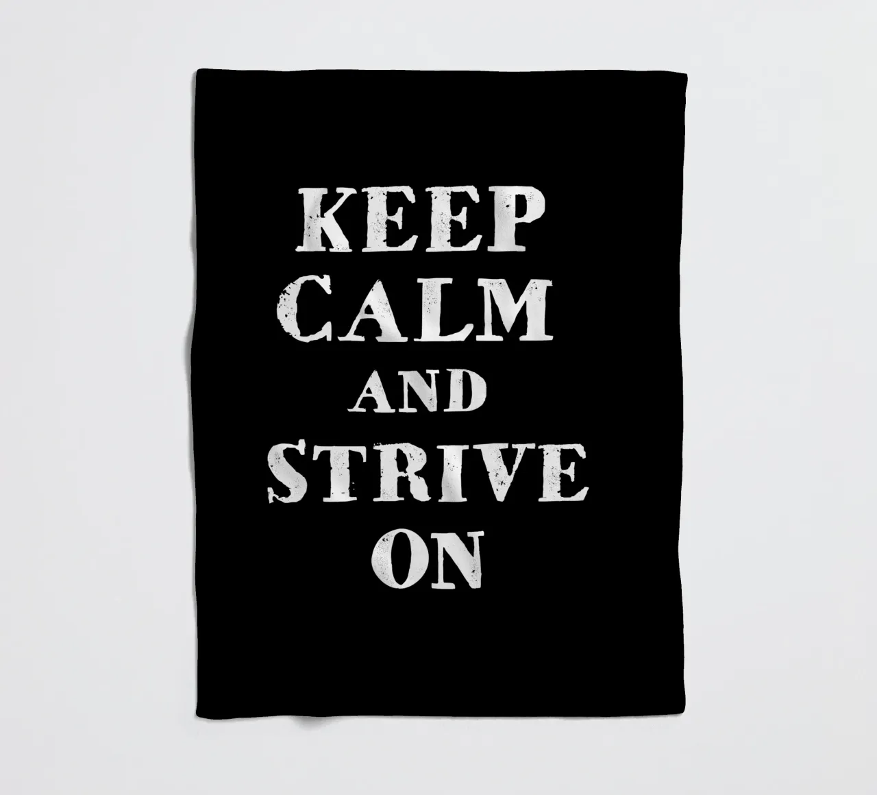 Keep calm and strive on coperta in pile da happieeagle