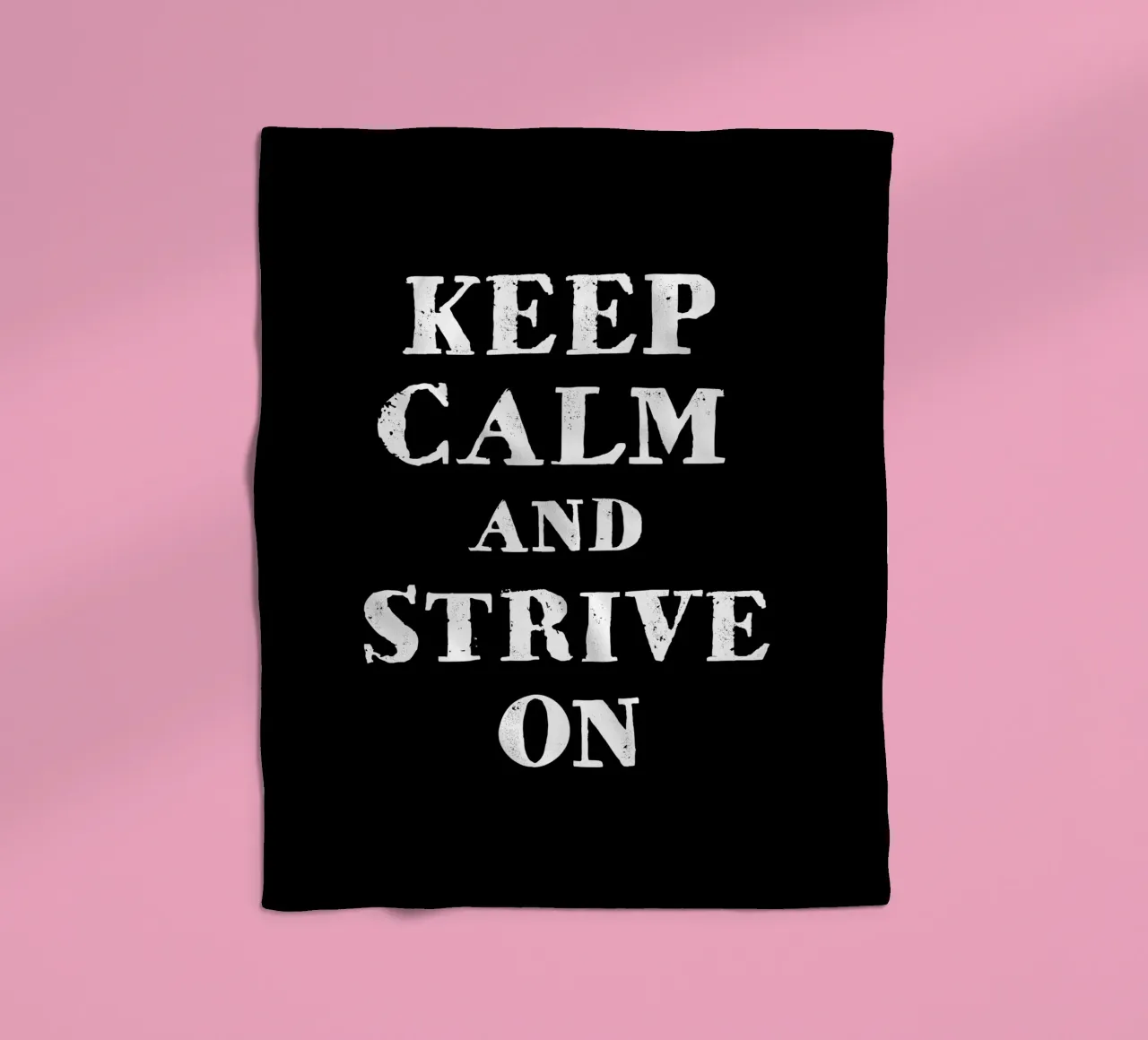 Keep calm and strive on coperta in pile da happieeagle