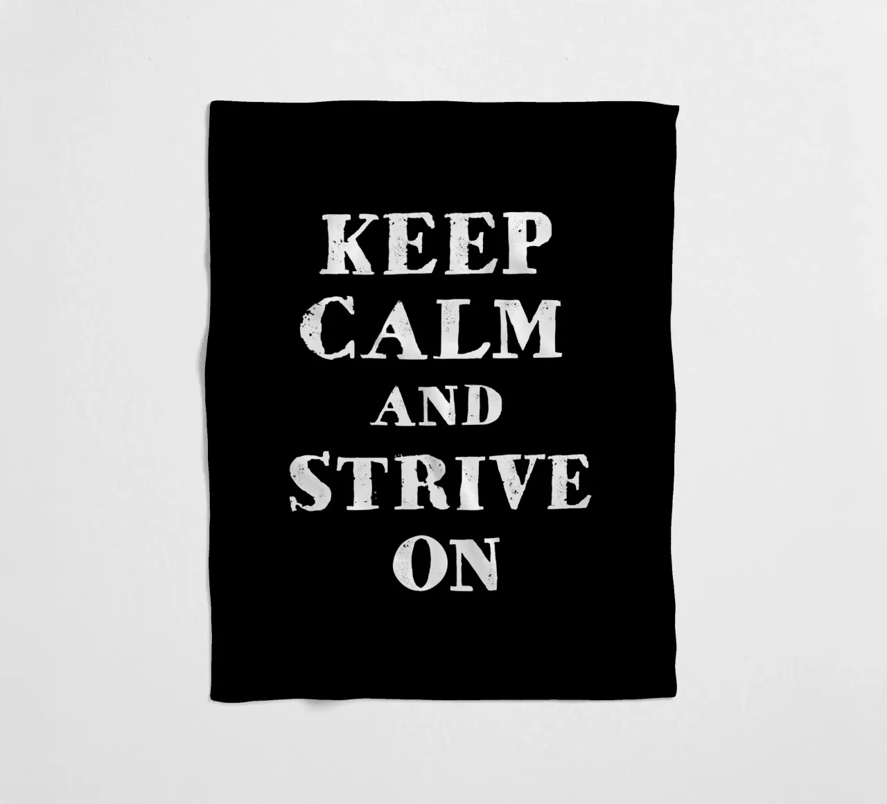 Keep calm and strive on coperta in pile da happieeagle